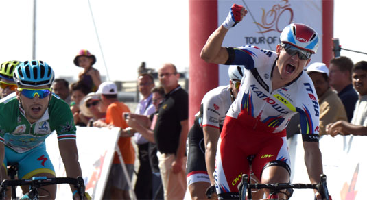 Alexander Kristoff s'impone nella terza tappa del Tour of Oman © Bettiniphoto