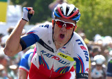 Sul traguardo di Düdingenche vittoria di Alexander Kristoff su Peter Sagan © Bettiniphoto