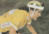 Fabiana Luperini sulle rampe di La Mongie al Tour '95 © Archivio fotografico Fabiana Luperini