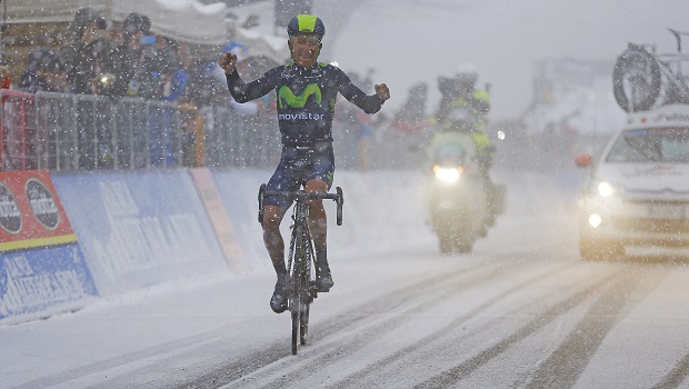 Quintana trionfa sul Terminillo sotto una fitta nevicata @ Bettiniphoto
