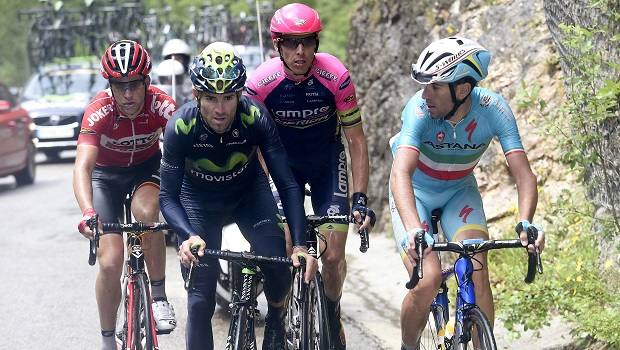 Nibali, Gallopin, Rui Costa e Valverde in fuga tutti assieme al Criterium del Delfinato @ Bettiniphoto
