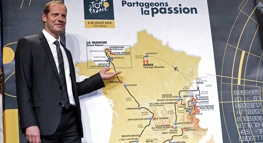 Christian Prudhomme presenta il Tour de France 2016 © Bettiniphoto