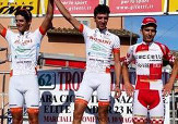 Il podio del Trofeo Matteotti, vinto da Danilo Celano © Federciclismo
