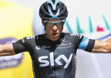 Richie Porte giunge solitario a Brentonico © Bettiniphoto