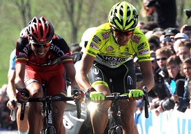 Filippo Pozzato e Alessandro Ballan al Giro delle Fiandre 2012 © Graham Watson