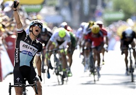 A Le Havre stoccata vincente di Zdenek Stybar che anticipa il gruppo © Bettiniphoto