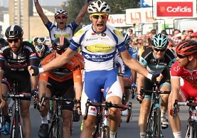Edward Theuns vince ed esulta nella terza tappa del Tour de l'Eurométropole © Facebook