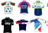 Alcune nuove maglie del World Tour © Twitter