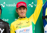 Ilnur Zakarin sul podio del 69° Giro di Romandia © tourderomandie.ch