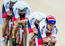Mark Cavendish guida il quartetto : un ritorno in Coppa del Mondo per il britannico © The Guardian