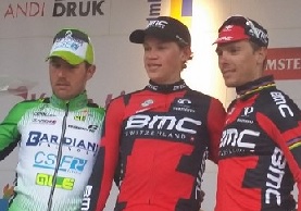 Il podio della Volta Limburg Classic 2016 © Mark Paters - Twitter