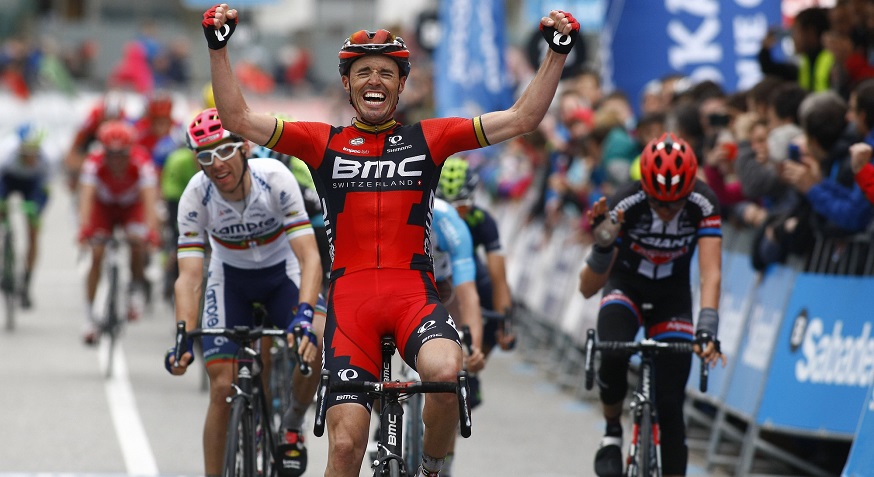 Samuel Sánchez può sorridere: la quarta tappa è tutta sua © Bettiniphoto