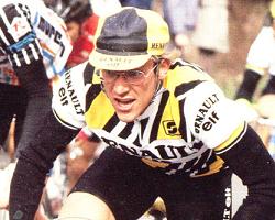 Laurent Fignon in maglia Renault ai suoi esordi