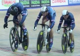 Record del mondo per la Francia nella velocità a squadre maschile © Uff. stampa dell'evento