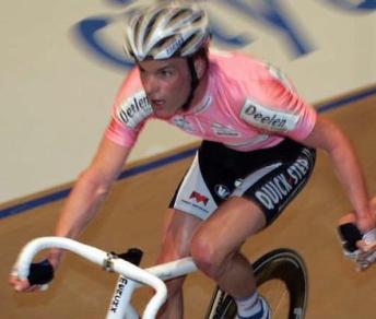 Iljo Keisse in azione alla Sei Giorni di Rotterdam - Foto dal sito ufficiale della corsa