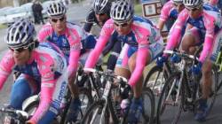 Le maglie della Lampre-Farnese Vini in azione © Lampre-Farnese.com