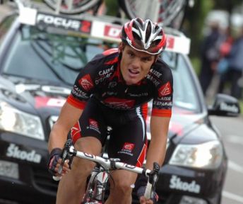 Luis León Sánchez in azione al Tour de Suisse © Cyclisme-Caisse-Epargne.fr