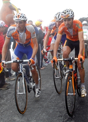 Menchov e Samuel Sánchez appaiati sul Tourmalet: si giocheranno il podio a cronometro © Bettiniphoto