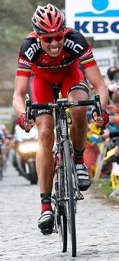 Alessandro Ballan durante il Giro delle Fiandre © Bettiniphoto