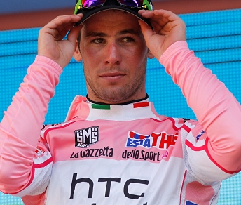Terza maglia rosa in carriera per Mark Cavendish © Bettiniphoto