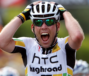 Per Mark Cavendish seconda vittoria al Tour de France 2011 © Bettiniphoto