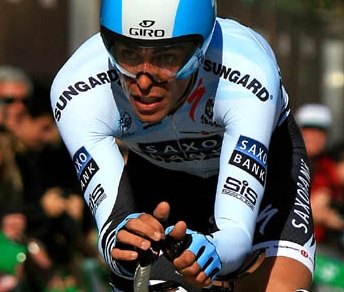 Alberto Contador vince la seconda cronometro stagionale © Bettiniphoto