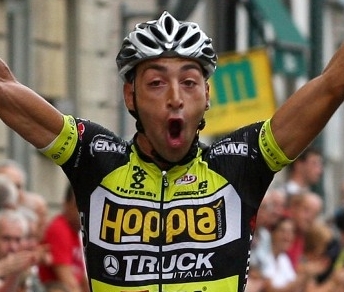 Antonino Parrinello, vincitore del GP Industria del Cuoio e delle Pelli © www.hopplacycling.it
