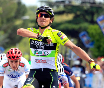 Grande prestazione di Filippo Pozzato a Larciano: prima vittoria in maglia Farnese © Bettiniphoto