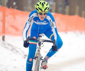 Francesca Cauz impegnata con la nazionale di ciclocross © Massimiliano Bauce