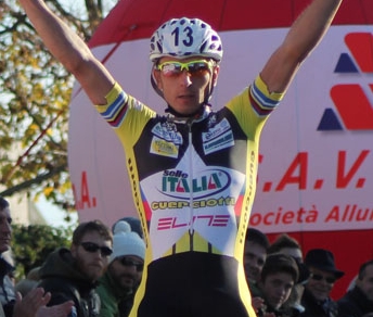 Enrico Franzoi, vincitore a Silvelle di Trebaseleghe © Giro d'Italia Ciclocross-Soncini