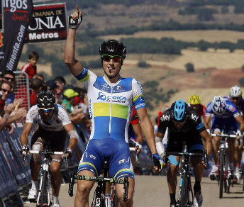 Jens Keukeleire, vincitore della seconda tappa della Vuelta a Burgos © Orica-GreenEDGE