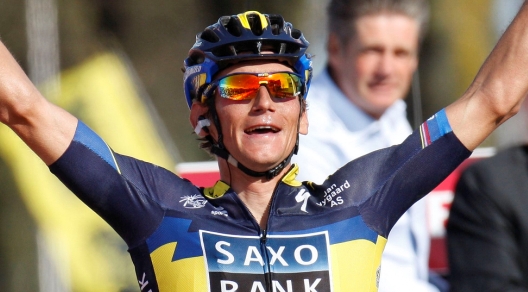 Roman Kreuziger felice a Valkenburg per il successo nell'Amstel Gold Race © Bettiniphoto