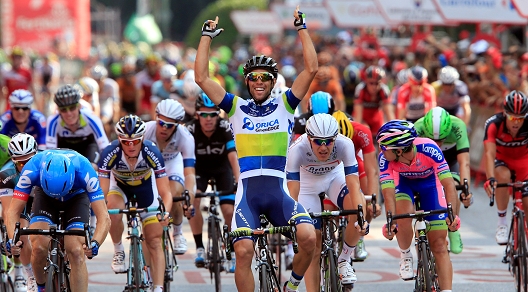 La volata vincente di Michael Matthews a Madrid, ultimo atto della Vuelta a España 2013 © Bettiniphoto