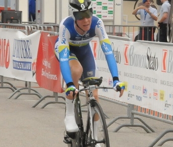 Cameron Meyer, vincitore a Quinto della crono d'apertura del Giro di Svizzera 2013 © www.tourdesuisse.ch
