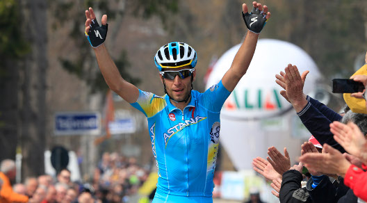 Vincenzo Nibali vince a Sega di Ala e si aggiudica il Giro del Trentino 2013 © Bettiniphoto