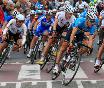 Una fase di gara del Mondiale di Valkenburg 2012 © Bettiniphoto