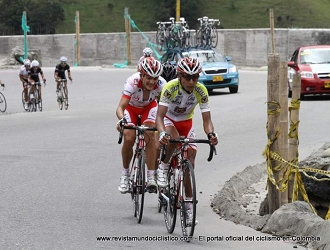 Quintana sull'Alto de la Linea alla Vuelta a Colombia 2011