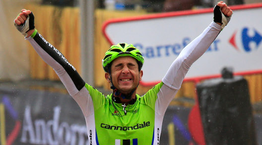 Sulla Collada de la Gallina Daniele Ratto vince in solitaria © Bettiniphoto