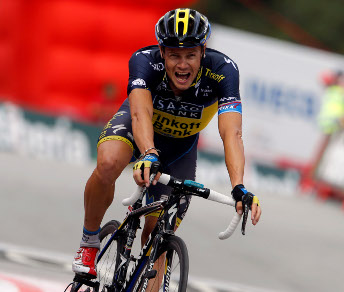 Nicolas Roche ha attaccato verso Peyragudes © Bettiniphoto