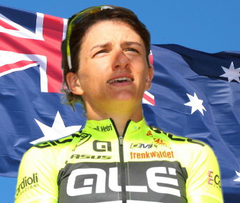 Valentina Scandolara sarà la prima italiana a correre con l'Orica-AIS © Elaborazione Cicloweb.it