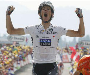 Prima vittoria di tappa al Tour de France, in quel di Avoriaz © Bettiniphoto