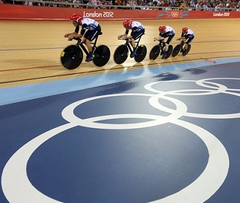 Un momento delle Olimpiadi su Pista a Londra 2012 © www.trackcyclingnews.com