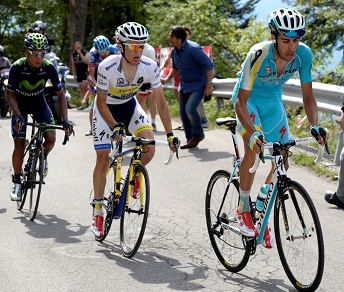 Fabio Aru, Rafal Majka e Nairo Quintana © Bettiniphoto