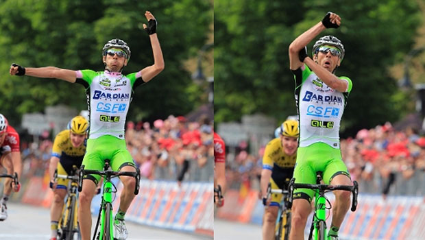 Stefano Pirazzi, per la vittoria numero uno un'esultanza da numero uno! © Bettiniphoto