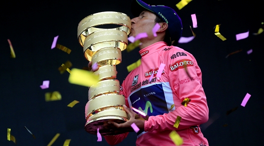Nairo Quintana, vincitore del Giro d'Italia 2014 © Bettiniphoto