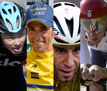 Nuovi stimoli nel 2015 per Froome, Nibali, Contador e Wiggins - Elaborazione Cicloweb.it