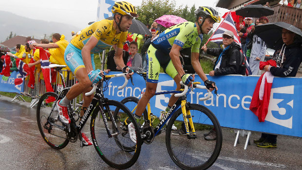 A Gerardmer Contador attacca, Nibali non molla © Bettiniphoto