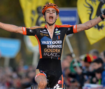 Il giovanissimo Wout Van Aert, vincitore del Koppenbergcross © www.sport.be-Belga