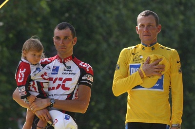 Ivan Basso secondo al Tour de France 2005 © DDP Images