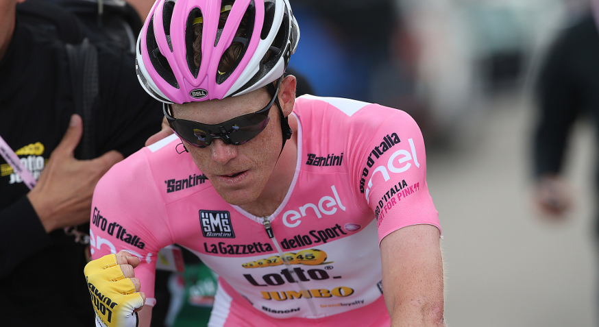 Steven Kruijswijk stringe il pugno: in quel pugno c'è il Giro d'Italia? @ Bettiniphoto